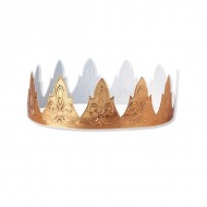 Couronne pour Galette des Rois Couleur Or