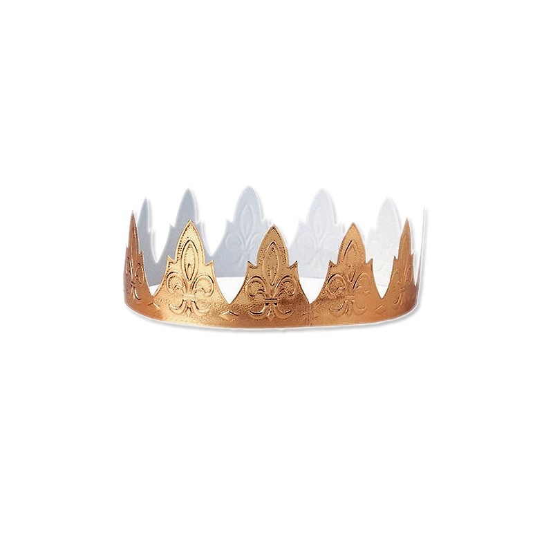 Couronne dorée pour la galette des rois