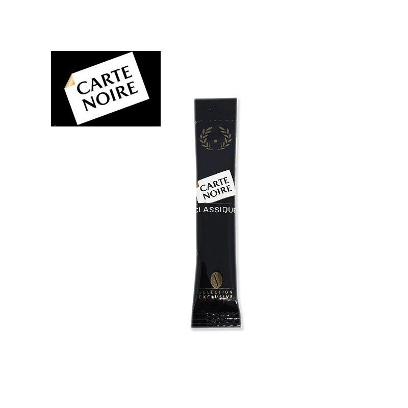 CARTE NOIRE : Stick de Café soluble En vous proposant ses arômes les plus  fins et ses goûts les plus subtils en tasse.