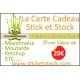 Carte Cadeau Stick et Stock