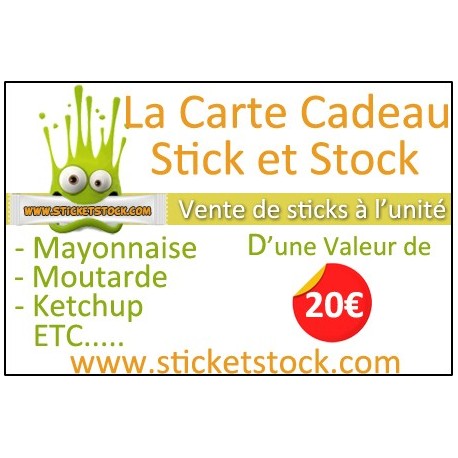 Carte Cadeau Stick et Stock