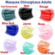 Masque Chirurgical en Couleurs à l'unité