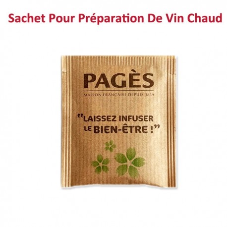 Préparation aromatisée pour Vin chaud Pagès - Sachet individuel