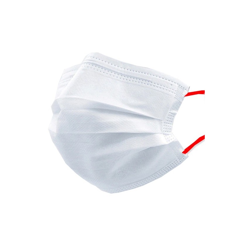 Masque chirurgical blanc avec 5 couleurs du0027élastique Masque