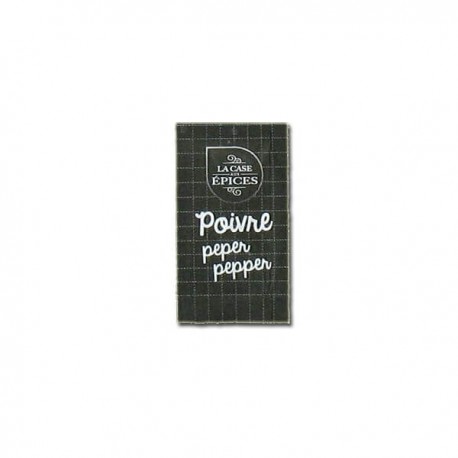 Petit sachet dose de poivre gris moulu La Case aux Epices 0.14g