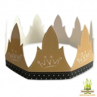 Couronne royale Louis en carton galette des rois