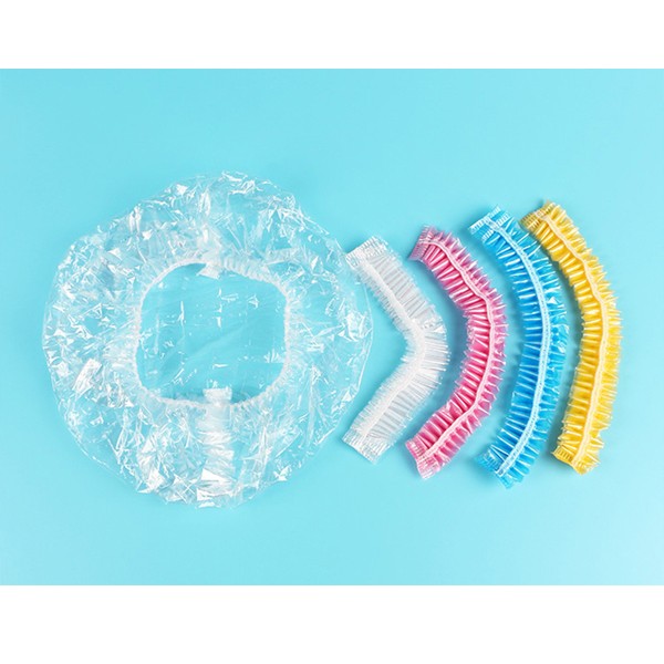 Bonnet de douche plastique avec élastique