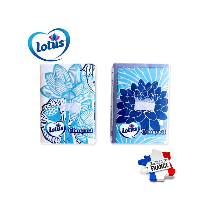 Paquet de mouchoirs Lotus à l'unité Mini paquet de mouchoirs