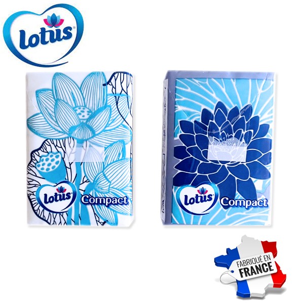 Paquet de mouchoirs Lotus à l'unité Mini paquet de mouchoirs pratique pour  le voyage