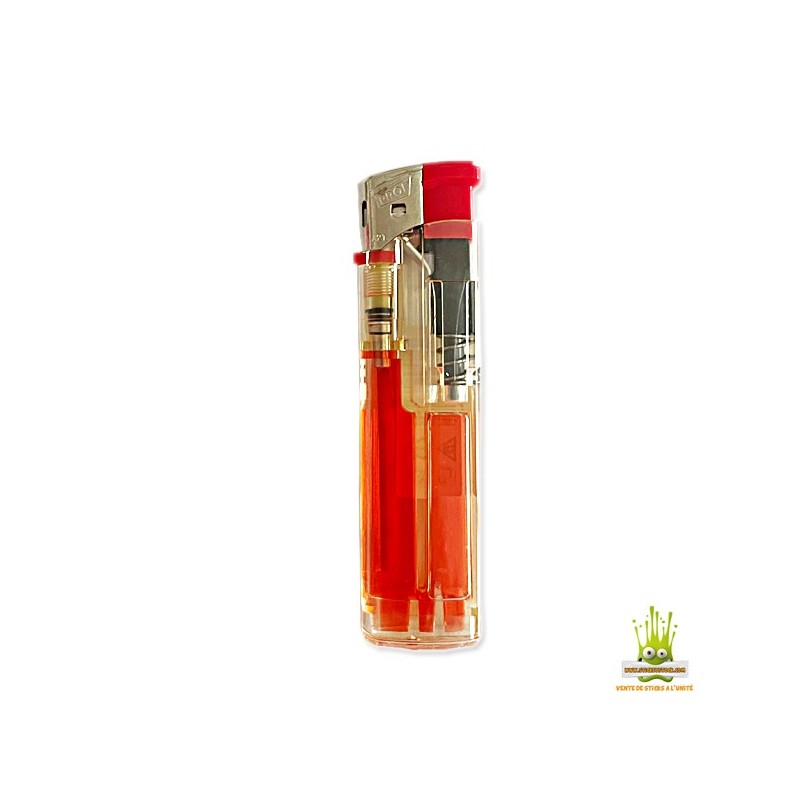 Briquet électronique rechargeable maxi slim Le briquet est plus fin que les  briquets standards.