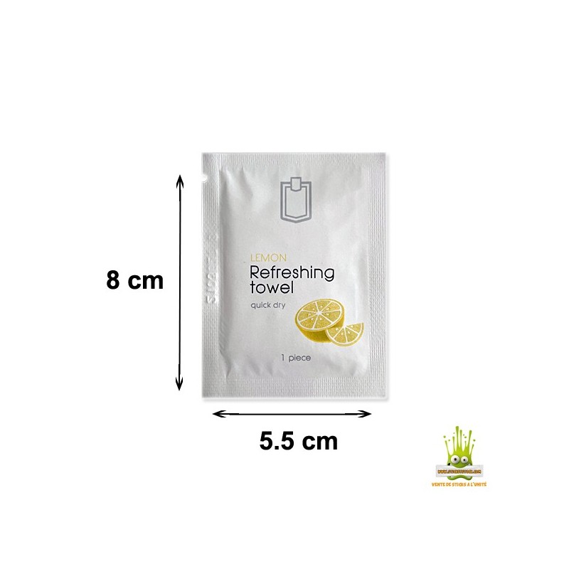 Rince doigts en Sachet Gamme Hôtel Les lingettes parfum citron