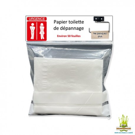 Papier toilette de voyage nomade de dépannage