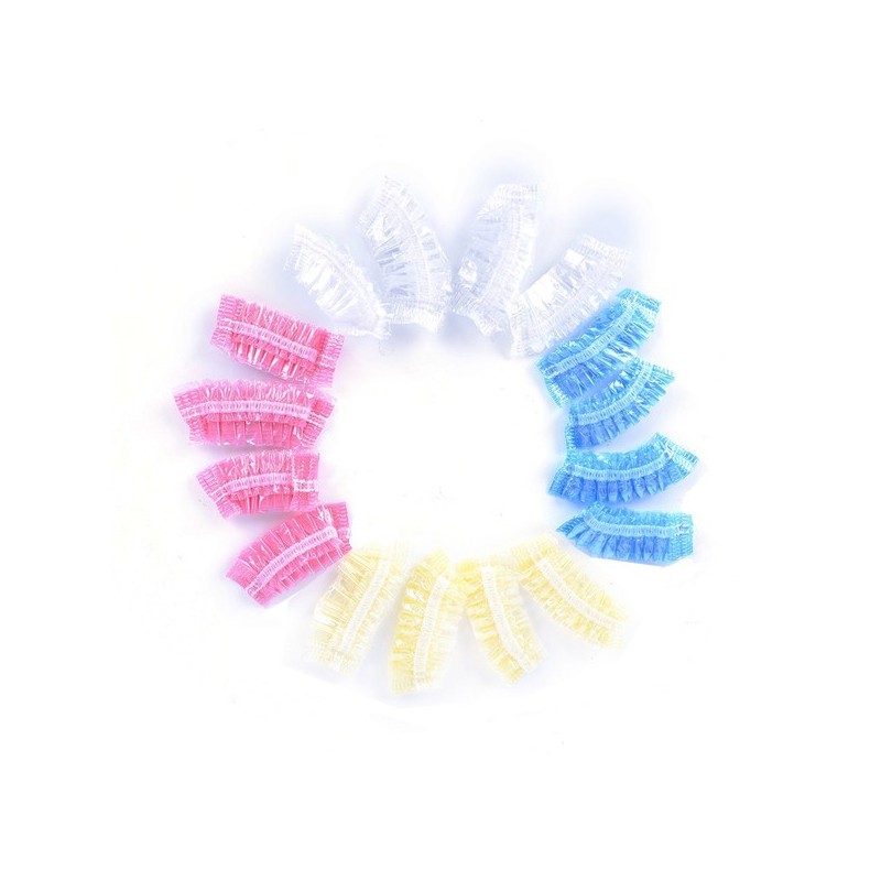 Bouchons d'oreille de douche jetables, couvre-oreilles en plastique  étanche, protège-oreilles pour la coloration des cheveux, 100 pièces, Mode  en ligne