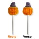 Sucettes 3D fantômes & citrouilles Halloween
