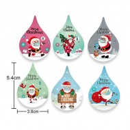 Autocollants décor Noël ou Gnomes fête cadeau