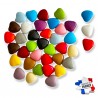 Sachet de Dragées Mini Coeurs Multicolores 30gr.