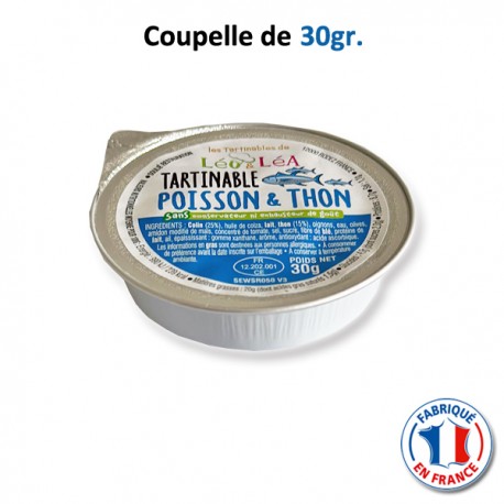 Coupelle Tartinable de Poisson et Thon