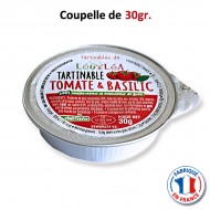 Coupelle Tartinable Tomate et Basilic 30gr.