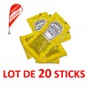 Destockage de 20 Dosettes Moutarde Heinz 10ml