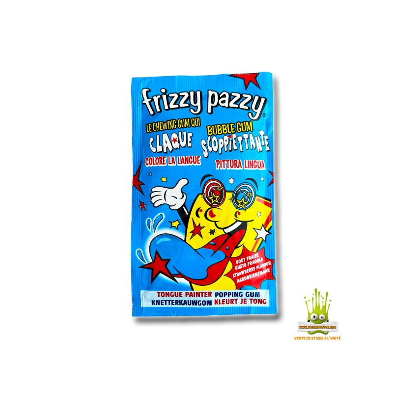 Frizzy Pazzy à la Fraise ou Cola poudre acidulée à la fraise