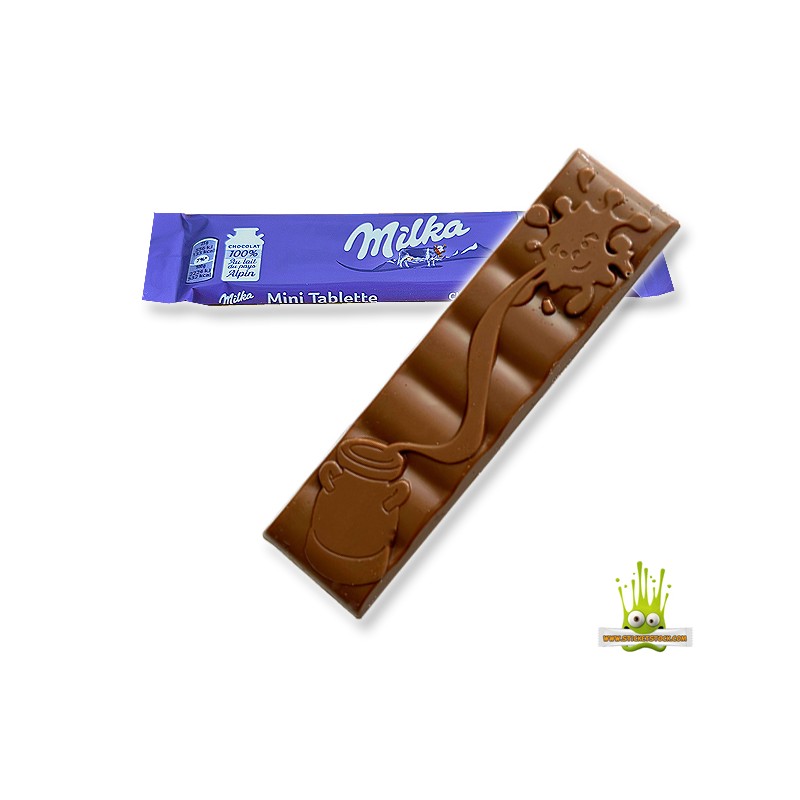 Barre Milka au chocolat au lait 25gr individuelle Barre de chocolat au bon  chocolat au lait du pays Alpin