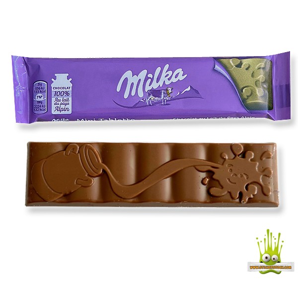 Barre Milka au chocolat au lait 25gr individuelle Barre de chocolat au bon  chocolat au lait du pays Alpin