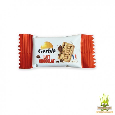 Mini Biscuit Lait Chocolat Gerblé Allégé en sucre Mini biscuit gourmand aux  éclats de chocolat pour enfants et adultes