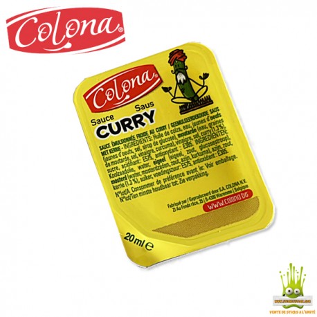 Coupelle de Sauce Curry Colona individuelle 20gr.