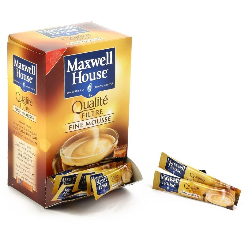 Stick Café Soluble Maxwell House Max Découvrez un café soluble unique avec  Maxwell House Max.