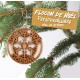 Flocon de Noël Personnalisable avec votre prénom à Accrocher au Sapin