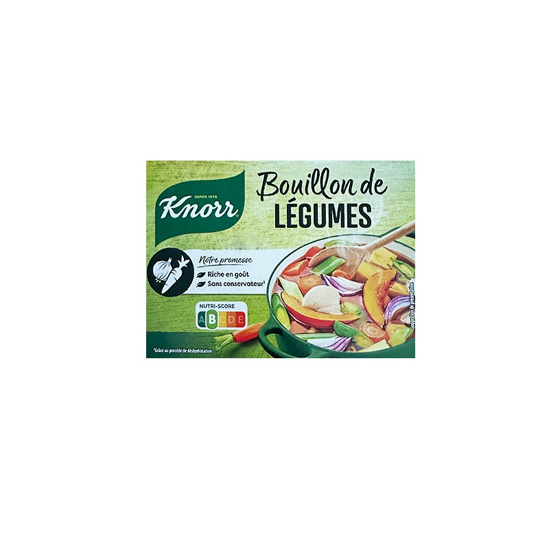Cube Bouillon de Légumes Knorr à l'unité Le Cube Bouillon de Légumes