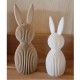 Lapin de Pâques moderne Décoration en impression 3D