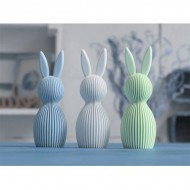 Lapin de Pâques moderne Décoration en impression 3D