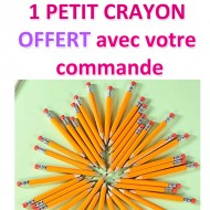 Petit crayon offert