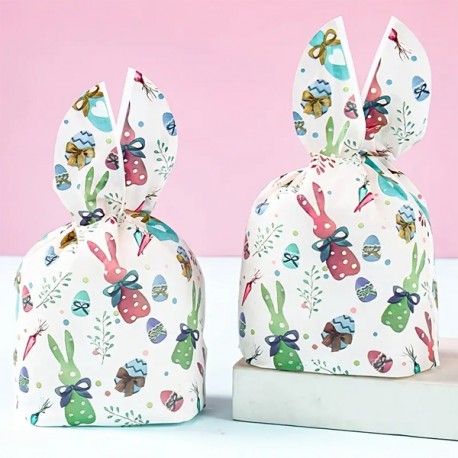 Sac Cadeaux Oreilles de Lapin  Spécial Pâques