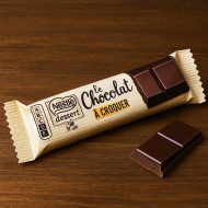 Le Chocolat Noir à croquer NESTLE DESSERT barre individuelle
