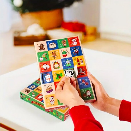 Calendrier de l’Avent rempli – Comptez les jours jusqu’à Noël 1 cadeau vous attend