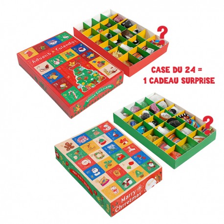 Calendrier de l’Avent rempli – Comptez les jours jusqu’à Noël 1 cadeau vous attend