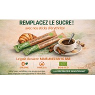 Stick d’Érythritol Bio – Alternative Naturelle au Sucre (IG Bas)