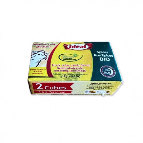 idéal - Bouillon de mouton en Cube vendu à l'unité