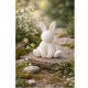 Lapin décoratif assis en impression 3D