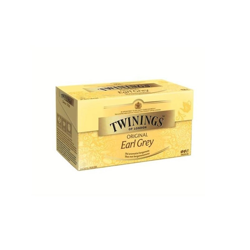 TWININGS Thé original Earl Grey 100 sachets pas cher 