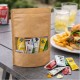 Kit de condiments individuels en sachet kraft – Assortiment sauces et assaisonnements