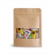 Kit de condiments individuels en sachet kraft – Assortiment sauces et assaisonnements