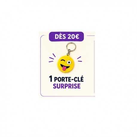 1 porte clé Smileys OFFERT