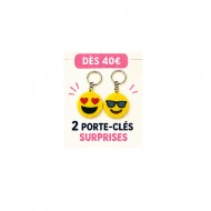 2 porte clés Smileys OFFERT