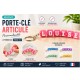 Porte-clé prénom articulé personnalisable – Cadeau original imprimé en 3D