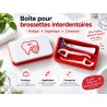 Boîte pour brossettes interdentaires Pratique à la maison et en voyage