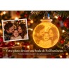 Boule de Noël Personnalisée avec votre Photo – Décoration Lumineuse