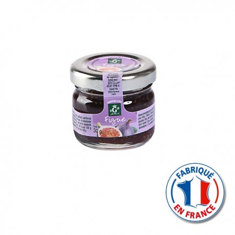 Mini pot Confiture de Figues Gilbert individuel 30gr